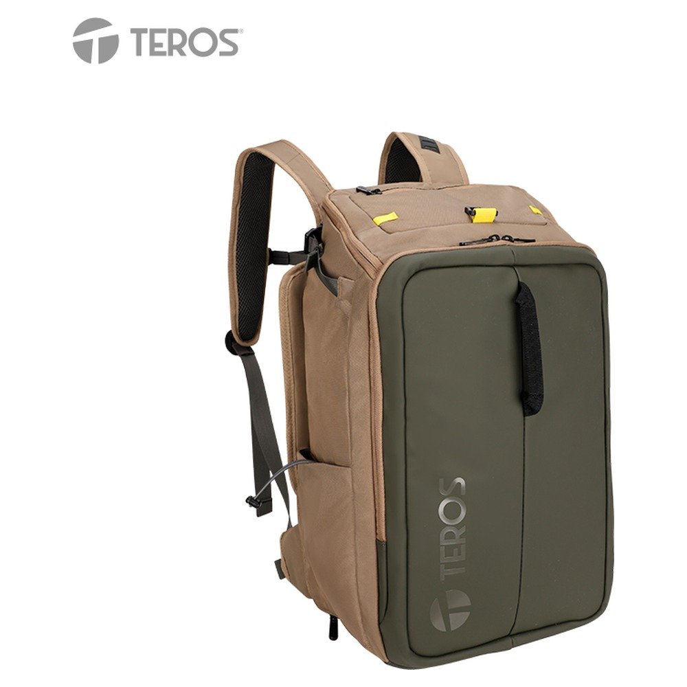 Backpack TEROS Alltracker TE-9052KG, para Notebooks de hasta 15.6", Kaki (1)