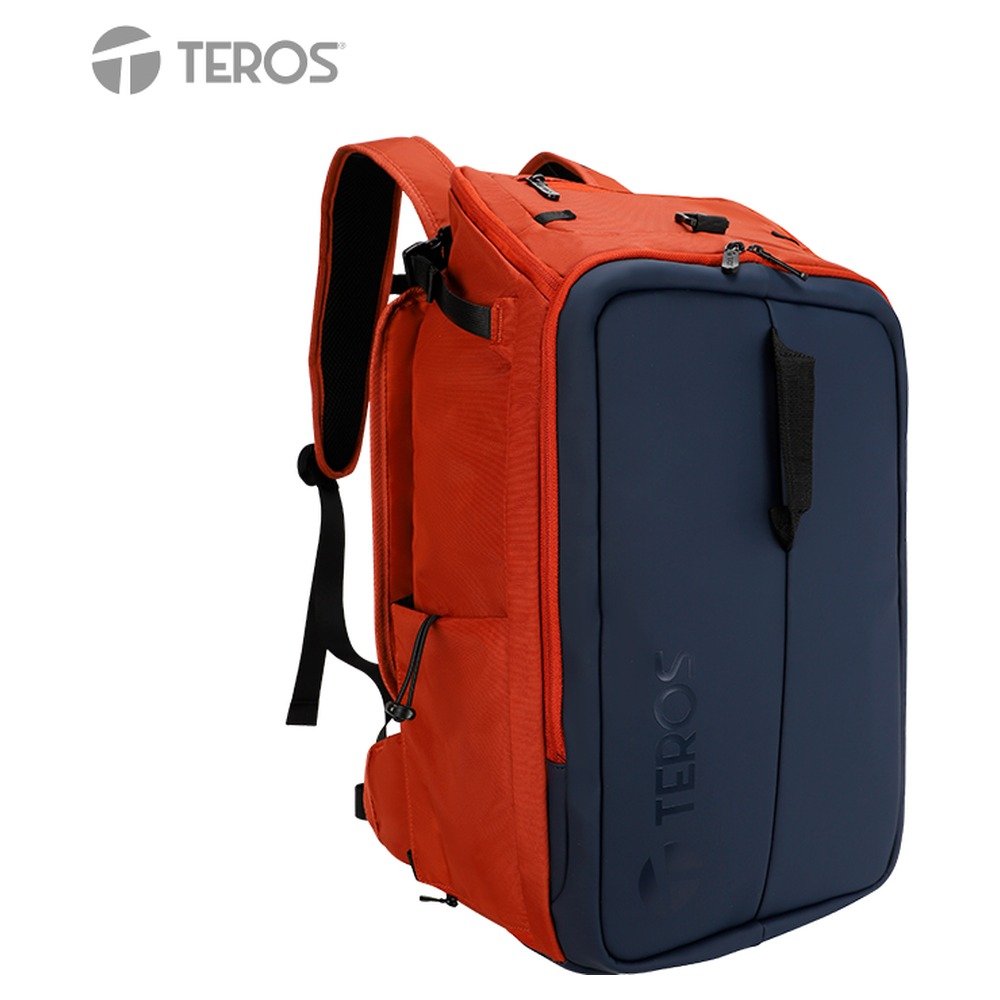 Backpack TEROS Alltracker TE-9053OB, para Notebooks de hasta 15.6", Ocre/Azul (1)