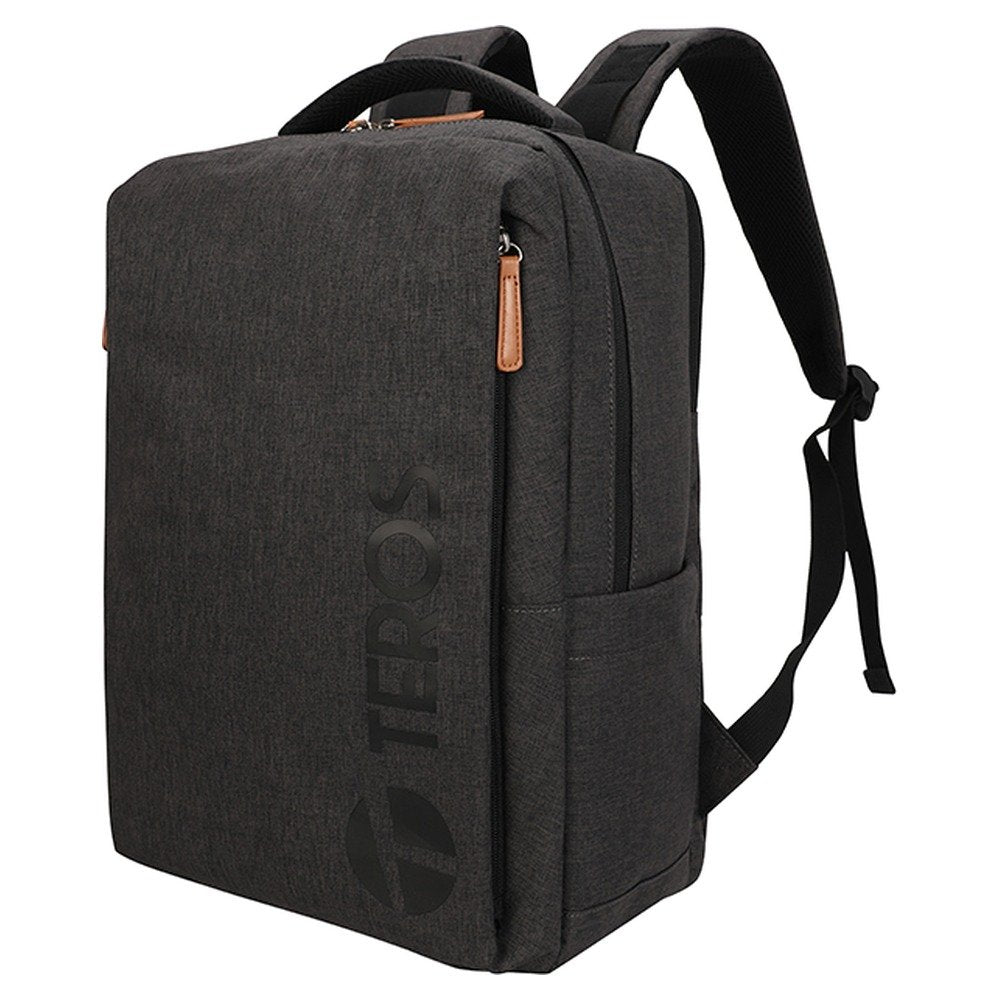 Backpack TEROS City III TE-9045GR, para Notebooks de hasta 15.6", Gris (1)