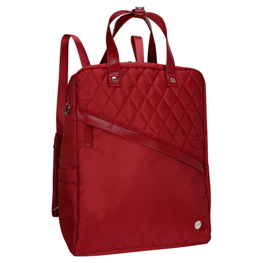 Backpack TEROS Roseann II TE-9049RD, para Notebooks de hasta 14.1", Rojo (1)