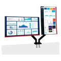 Rack para 2 monitores de 22" a 32" / Brazo soporte TEROS TE-7114 (1)