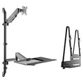 Soporte de pared + bandeja para teclado para monitor SpeaKa Professional SP-MM-710 (1)