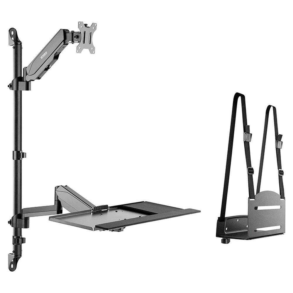 Soporte de pared + bandeja para teclado para monitor SpeaKa Professional SP-MM-710 (1)