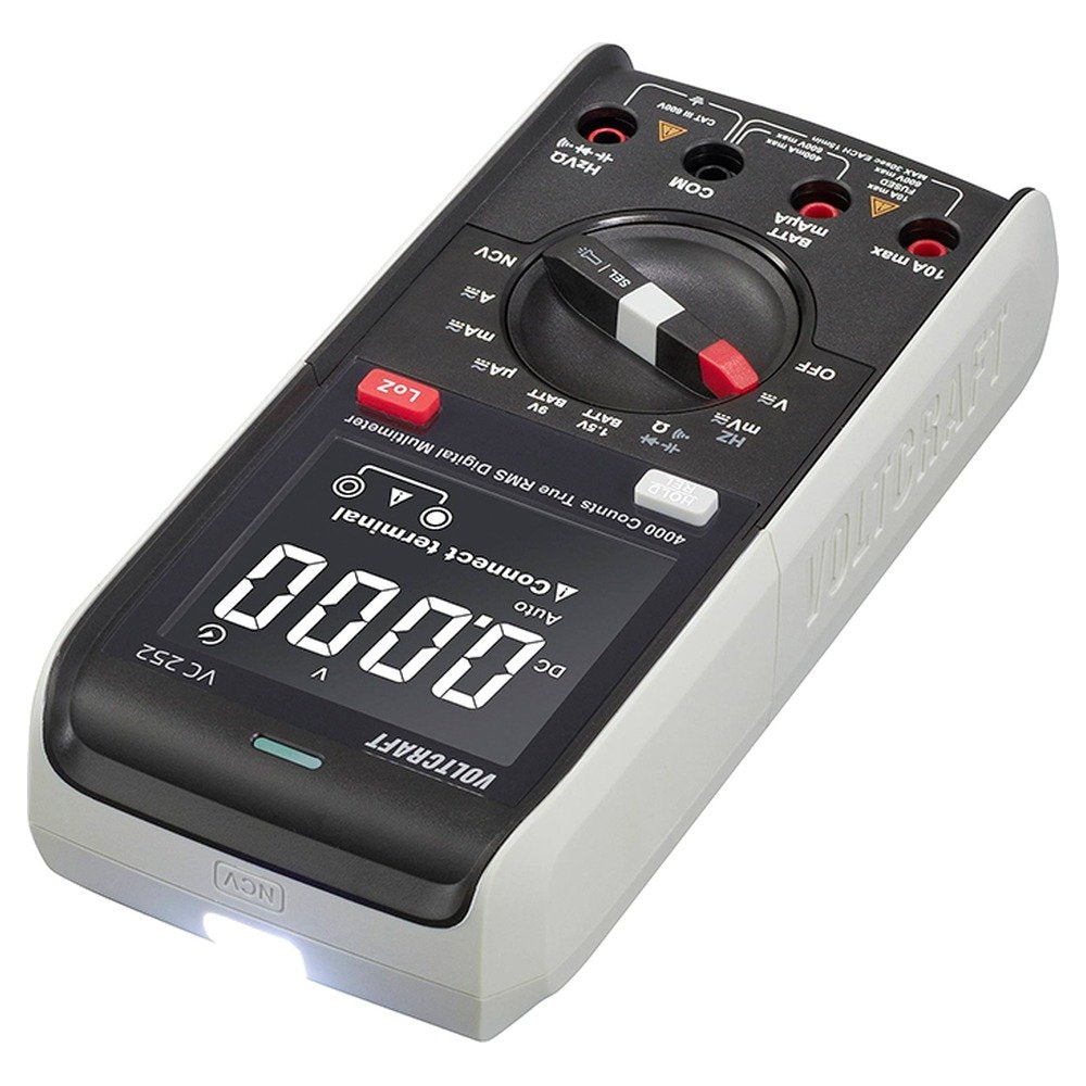 Multímetro VOLTCRAFT VC252 Digital True RMS LoZ CAT III 600 V Pantalla (cuenta): 4000 (1)