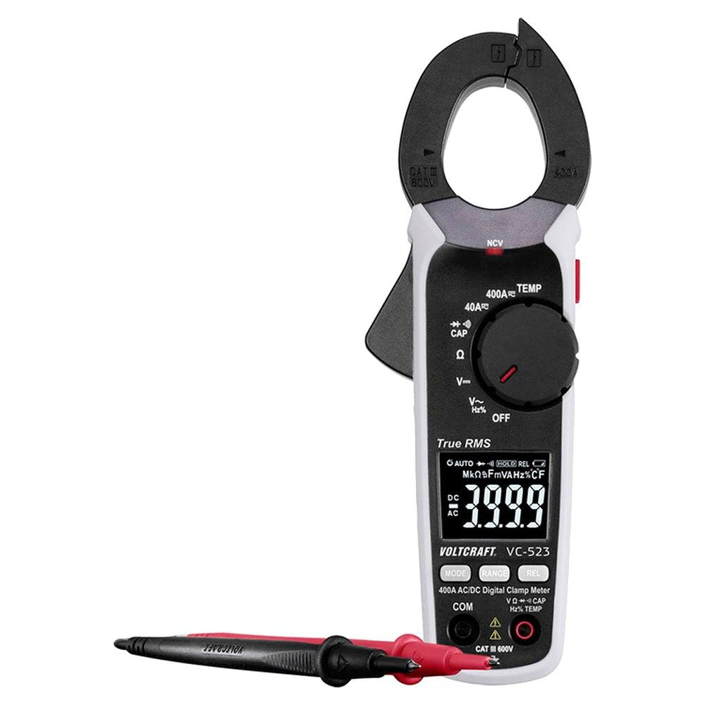 Pinza amperimétrica VOLTCRAFT VC-523 Digital CAT III 600 V Pantalla (cuenta): 4000 (1)