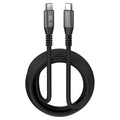 Klip Xtreme · USB cable · 24 pin USB-C · 3 m · Black · 100W 10Gbps Braided Fst Charg (1)