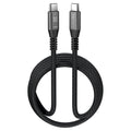 Klip Xtreme · USB cable · 24 pin USB-C · 1.8 m · Black · 240W Braided Fast Charging (1)