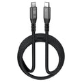 Klip Xtreme · USB cable · 24 pin USB-C · 1.8 m · Black · 60W Braided Fast charging (1)