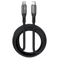 Klip Xtreme · USB cable · 24 pin USB-C · 3 m · Black · 60W Braided Fast charging (1)