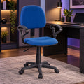 Silla para computador · Con apoyabrazos · Color azul (1)