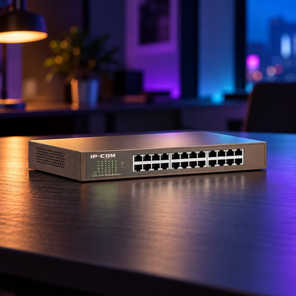 Conmutador Ip-com, 24 Puertos Gigabit 10/100/1000 Mbps · G1024d (1)
