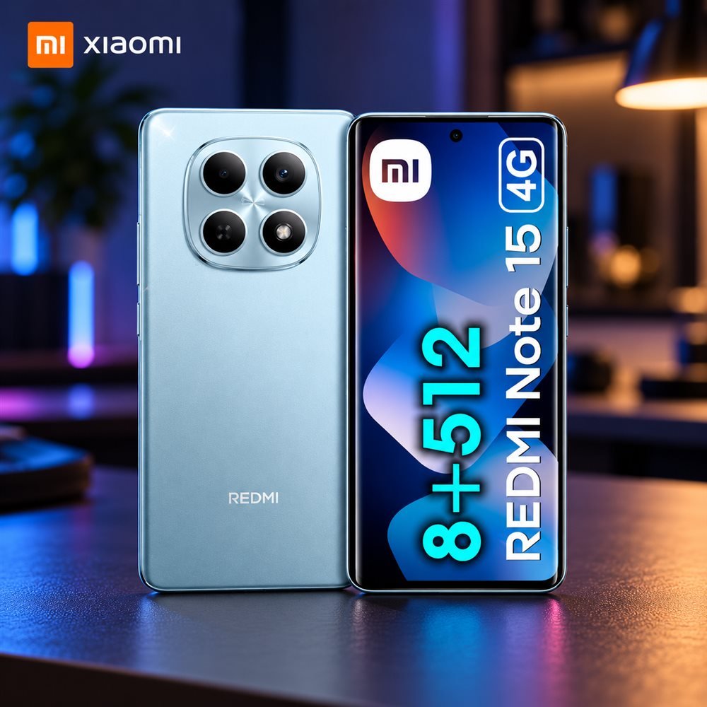 CELULAR REDMI NOTE 15 5G 8+512 GB BLUE DS (1)