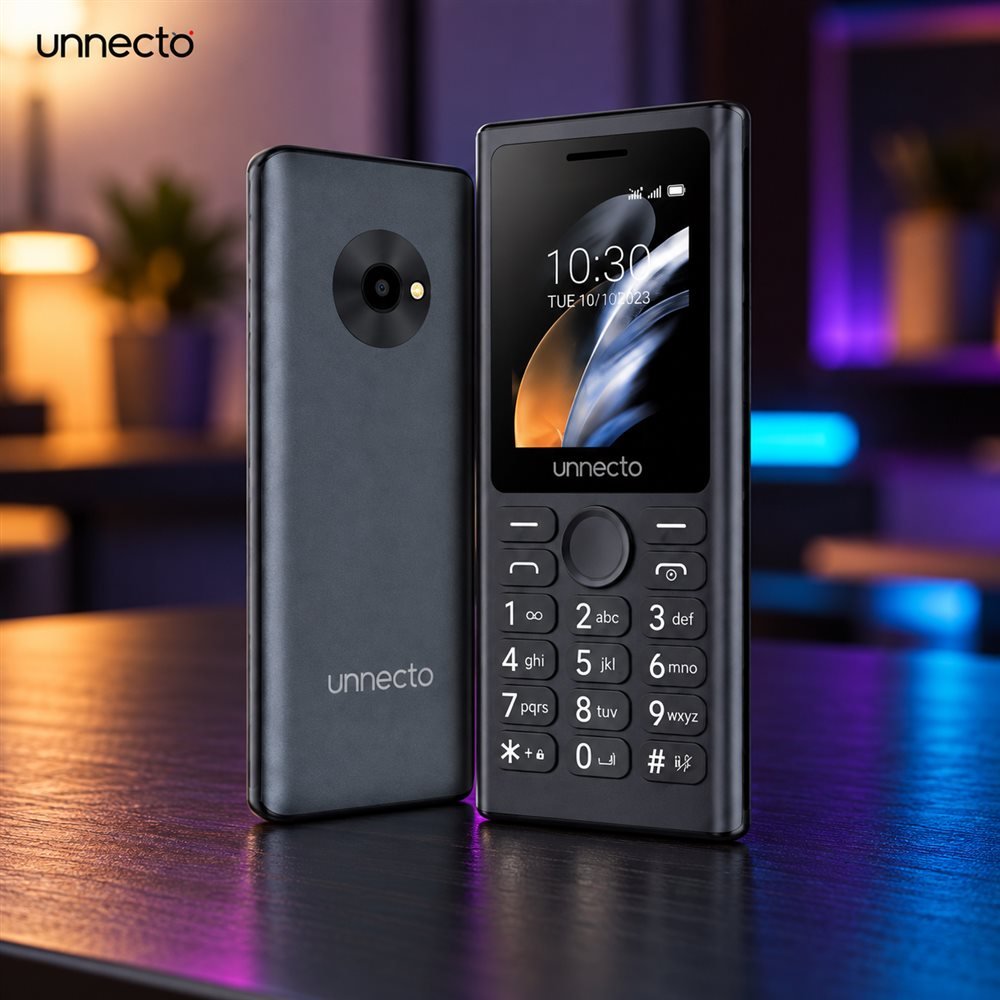 CELULAR UNNECTO F1 UBF01 4G GREY DS (1)