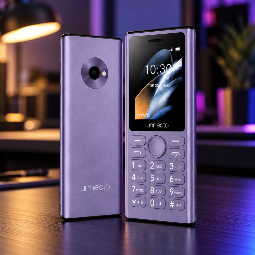 CELULAR UNNECTO F1 UBF01 4G PURPLE DS (1)