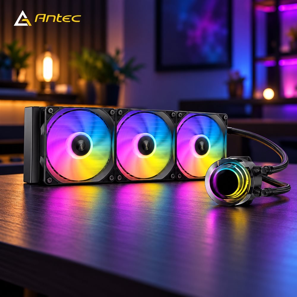 Enfriamiento Líquido Para Cpu Antec Vortex Lum 360 Argb 3x (1)