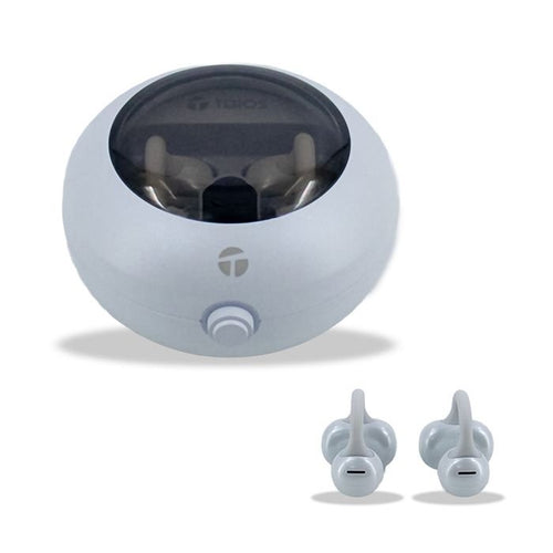 Audífonos Inalámbricos TEROS TE-80712W, Bluetooth, Carga Tipo C, blanco Titanium (1)