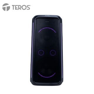 Parlante inalámbrico para fiestas TEROS Vibe 6055, BT 5.3, 100W, 7000 mAh, USB, Micrófonos (1)