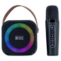 Karaoke Parlante Inalámbrico Teros, Usb + Usb C + Sd Rgb Negro (1)