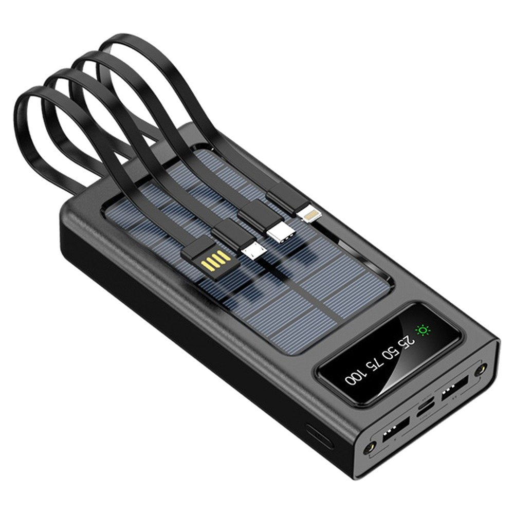 Xtech XPB-200 · Solar Power Bank · 24 pin USB-C / 4 pin USB Type A / 5 pin Micro-USB Type A (1)