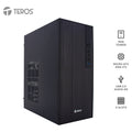 Case con fuente TEROS TE-1034S, Mini Tower, MICRO-ATX / MINI-ITX, USB, Audio, 250W (1)