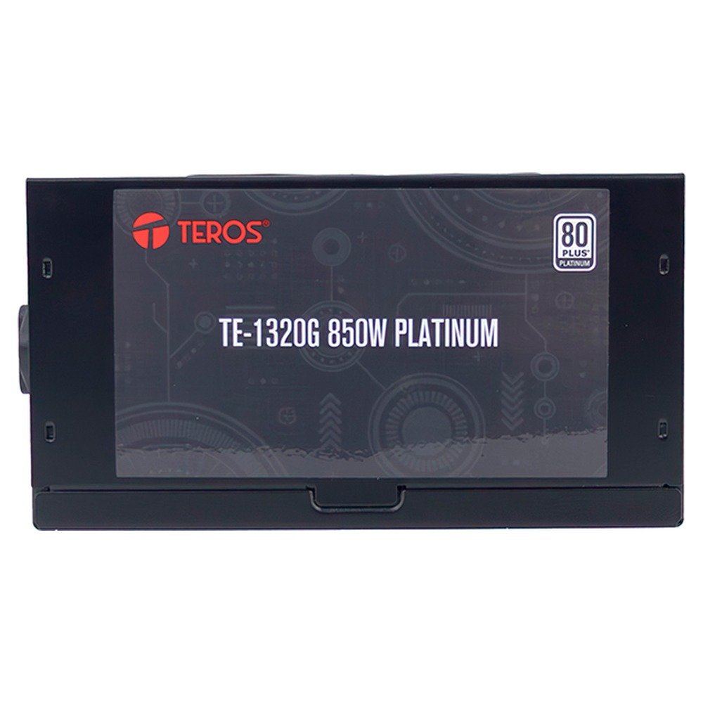 Fuente de alimentación Teros TE-1320S, Formato ATX, 850W 80 Plus Platinum, 110-240V (1)
