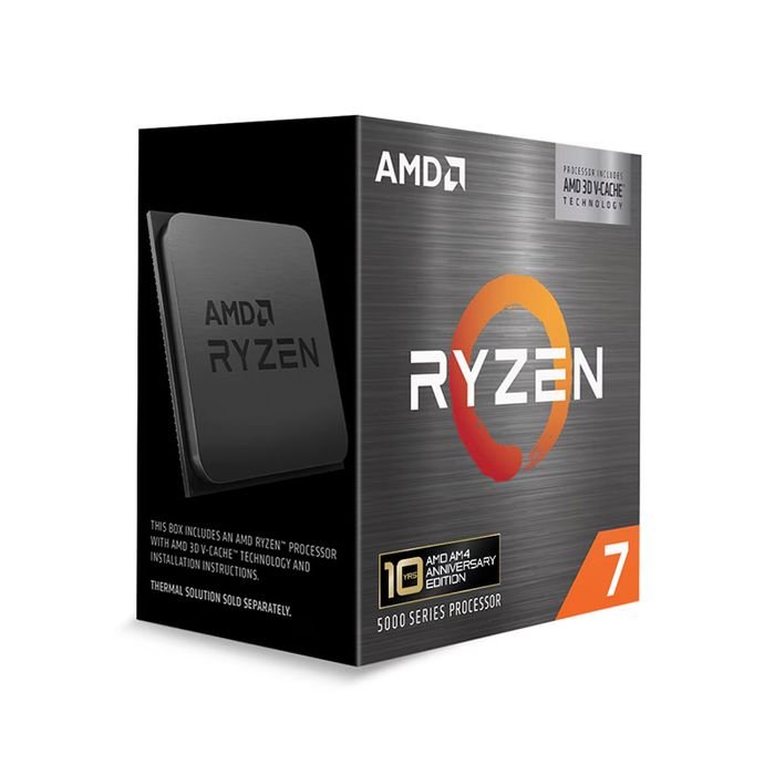 Procesador AMD Ryzen 7 5800X3D, 3.40 / 4.50 GHz, 96MB L3, 8-Core, AM4, 7nm, 105W. (1)