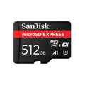 Memoria Flash SanDisk microSD Express 512GB, Interfaz: PCIe Gen 3 (1)