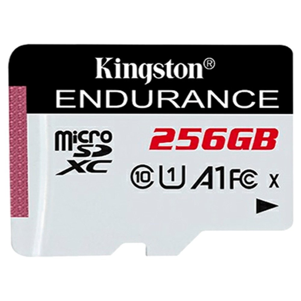 Memoria Flash microSD Kingston ENDURANCE, 256GB, Interfaz: UHS-1, U1, Class 10, A1 (1)