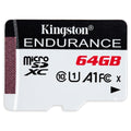 Tarjeta de memoria Kingston Endurance 64GB microSDXC, 95R/30W, C10/A1/UHS-I (solo Tarjeta) (1)