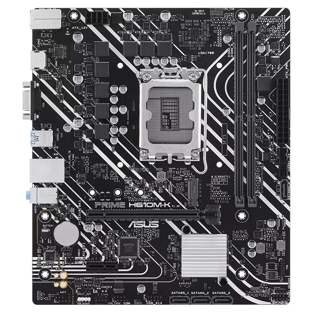 Motherboard ASUS PRIME H610M-K, Chipset Intel H610, LGA1700, Micro ATX (1)