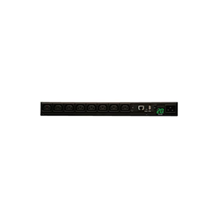 PDU Monitoreado Tripp Lite PDUMNH20HV 3.7kW 16A 208/230V 1U 8 salidas C13 LX (1)