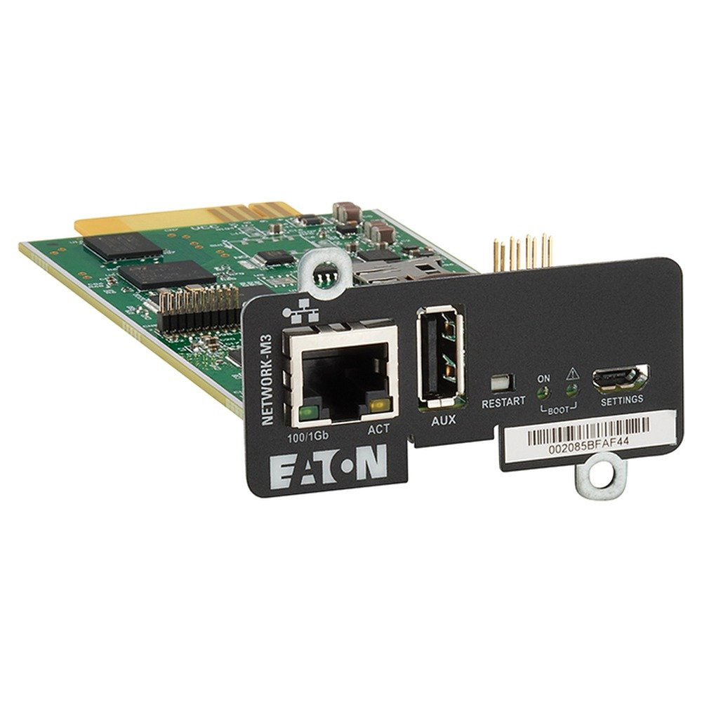 Tarjeta de Administracion de red GbE EATON, Ranura: Mini-Slot, Ethernet 10/100/1000BaseT (1)