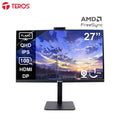 Monitor Plano Corporativo TEROS TE-2715CS, QHD IPS, 100Hz, HDMI, DP, Audio Out, Cámara 5MP (1)