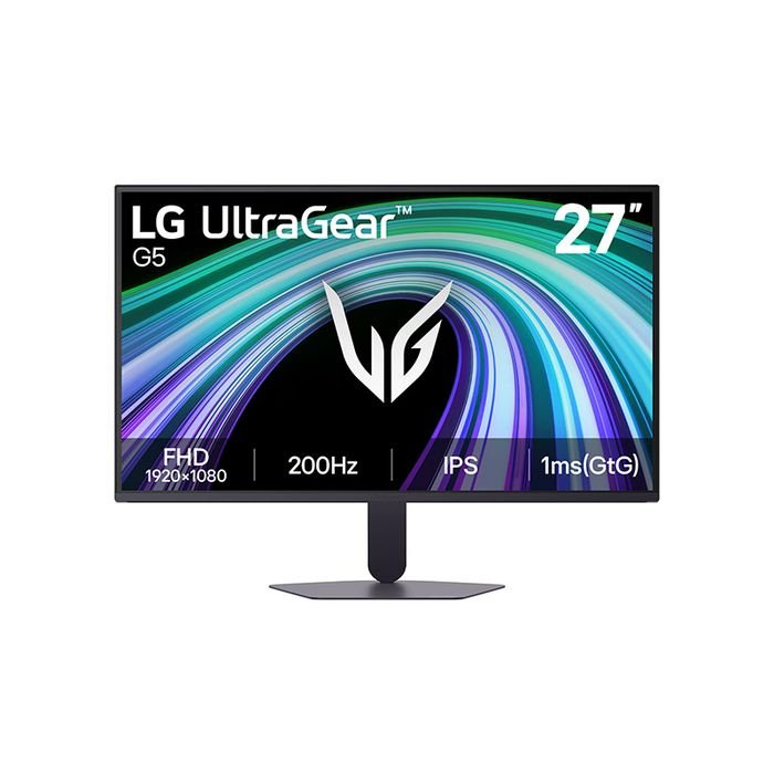 Monitor LG Gaming UltraGear G5, 27”/FHD/IPS/200Hz/HDMIx2/DP/Salida_auriculares (3-Polos) (1)