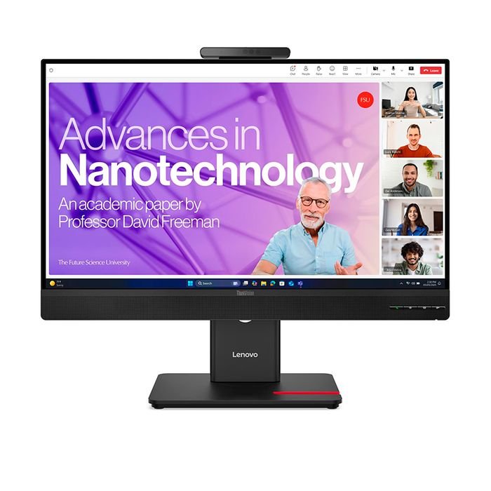 Monitor Lenovo ThinkVision T24-4v, 23.8" WLED FHD/IPS/HDMI/DP/VGA/USB-A x3/USB-B/USB-C (1)