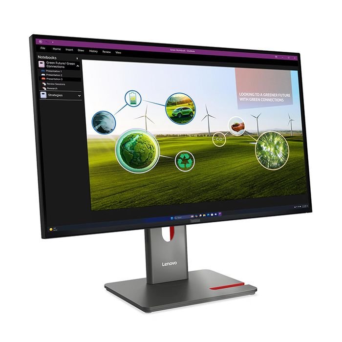 Monitor Plano Lenovo Thinkvision P27Q-40, 27" 2K QHD FAST IPS, HDMI, DP, USB (1)