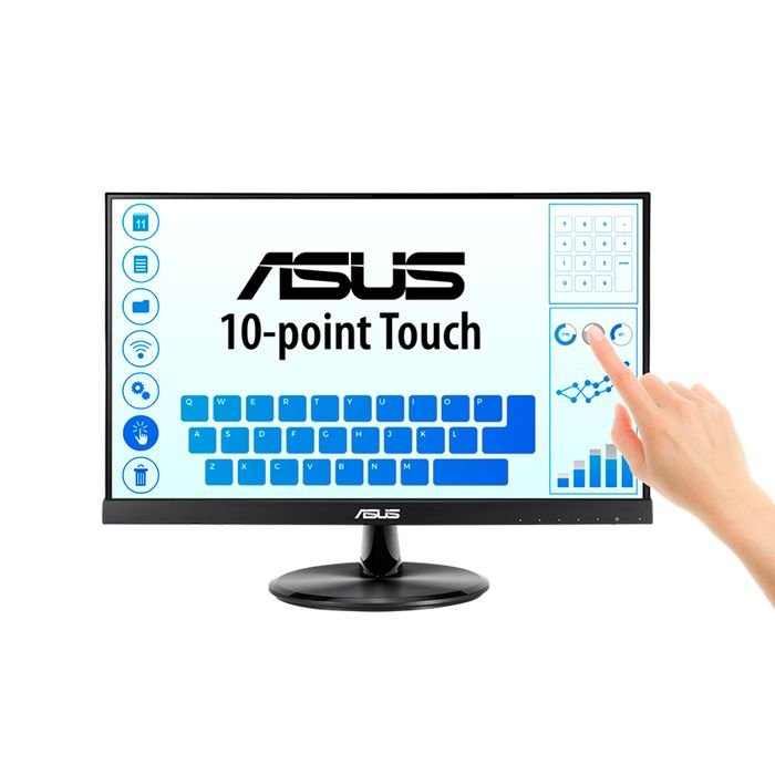 Monitor Plano Multitactil ASUS VT229H, 21.5" FHD IPS (1920x1080) /HDMI x1/VGA x1 (1)