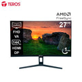 Monitor curvo TEROS TE-2734S, 27" FHD VA, 144HZ, 1MS, HDMI, DP, Audio out (1)