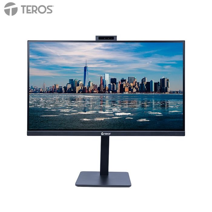 Monitor plano TEROS TE-2720CS, 27" QHD IPS, 144Hz, 1ms, HDMI, DP, Cámara, Micrófono (1)