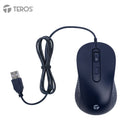 Mouse alámbrico TEROS TE-1243S, 2000 DPI, USB (1)