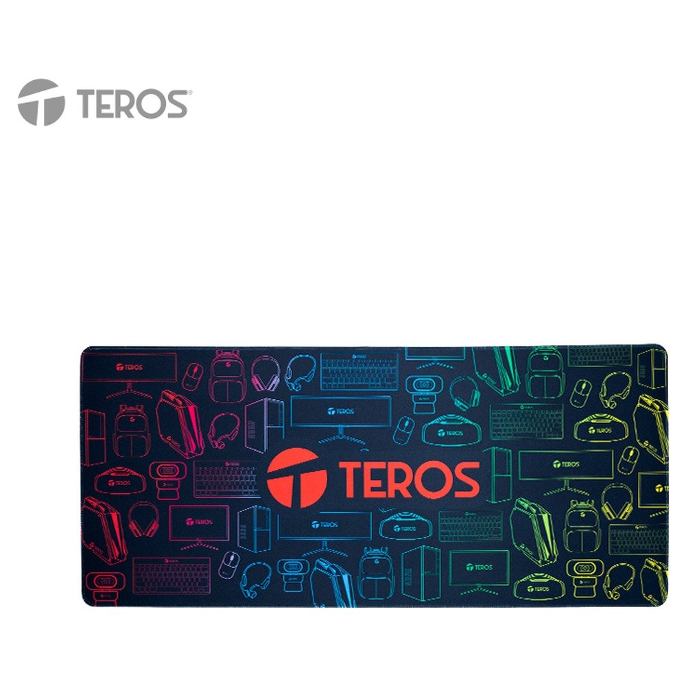Mousepad gamer TEROS TE-3023G, diseño impreso (1)