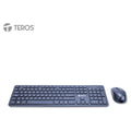 KIT TECLADO Y MOUSE WIRELESS T Trabaja con mayor libertad usando el combo inalámbrico TEROS TE-5013S, ideal para oficina, hogar o estudio. (1)