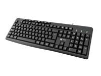 Xtech · Keyboard · Wired · Spanish · USB · Black · Multimedia 9 hotkeys XTK-140S (1)