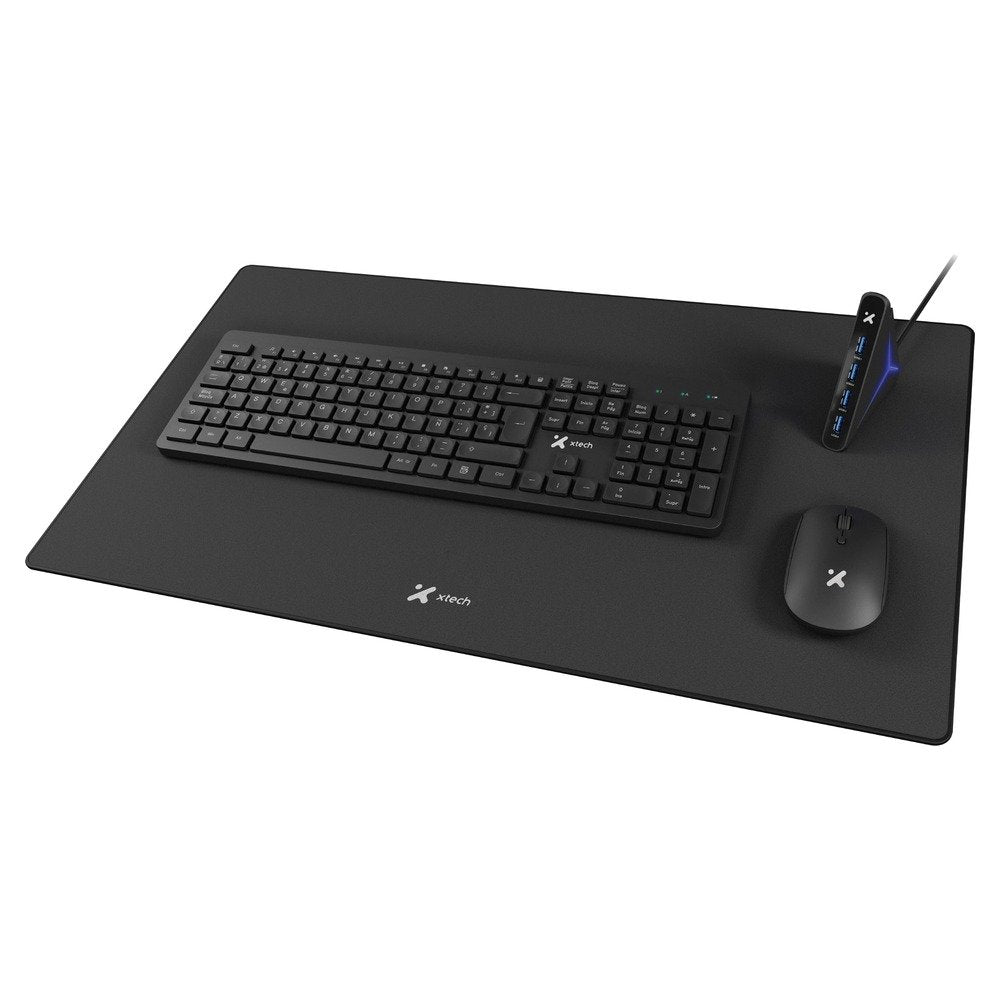 Xtech · MM Keyboard wls, mouse wls, mouse pad XL and USB 3.0 Hub Kit · Spanish · Wireless / Wired · 2.4 GHz / USB (1)