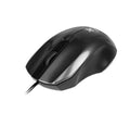 Xtech Mouse Wired Ergonómico Óptico De 3 Botones Usb Xtm-185 Color Negro (1)