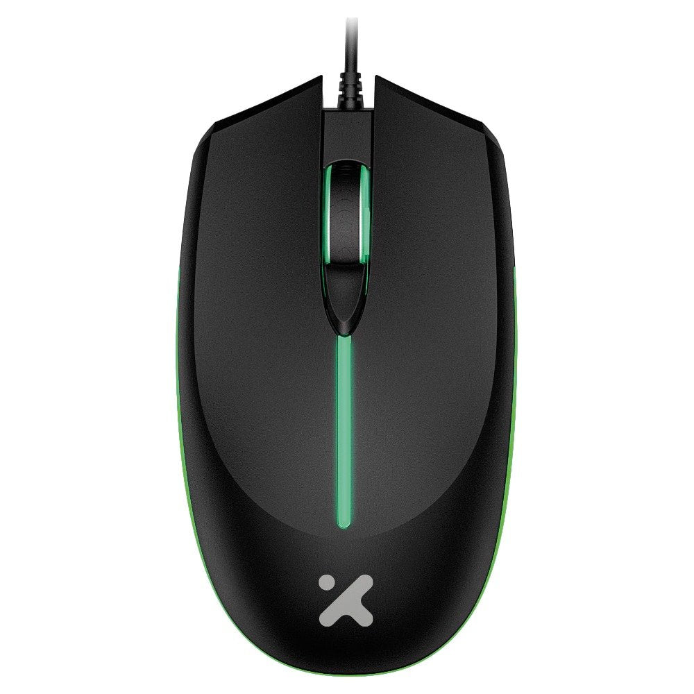 Xtech · XTM-218 · Mouse · USB · Wired · Black · 4 buttons with Light 2400 dpi (1)