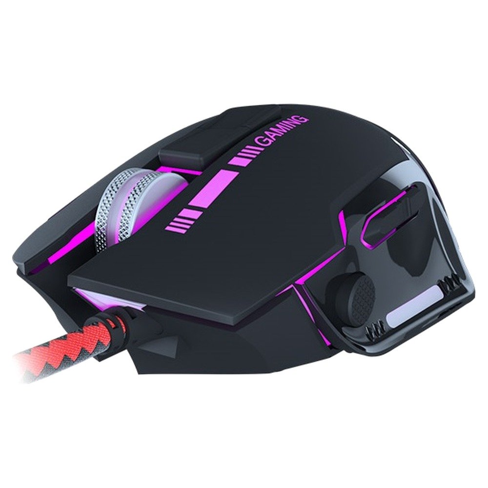 Mouse Gamer Xtech XTM-720 Cableado 8 Botones 3200dpi RGB Negro (1)