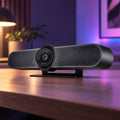Logitech MeetUp · Cámera de conferencias · panorámico / inclinación · color · 3840 x 2160 · audio · inalámbrico (1)