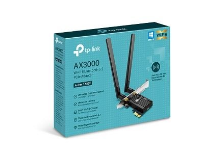 Tp-link Archer Tx55e Adaptador Wifi6 AX3000 + Bluetooth 5.2 Pci Express (1)